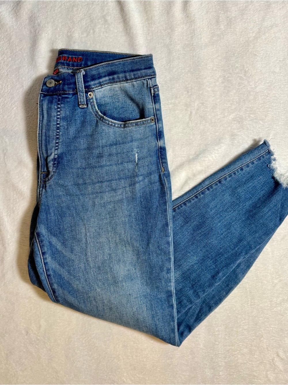 Lucky Brand Mid Blue Ankle Skinny Jeans